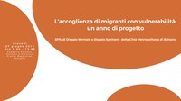 Bologna, accoglienza di migranti vulnerabili