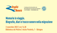 Bologna, seminario "Memorie in viaggio"